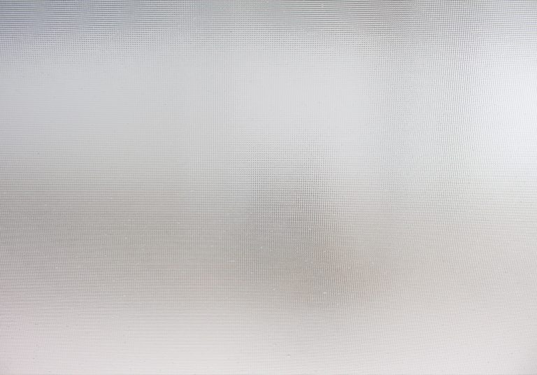 Soft white glow through Satinlite pattern glass